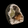 Green Apophyllite Cube with Stilbite geode Self Standing Natural Mineral Specimen # B 6263