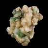 Green Apophyllite Cube with Stilbite Natural Mineral Specimen # B 6248