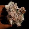 Green Apophyllite Cube with Stilbite Natural Mineral Specimen # B 6248