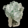 Green Apophyllite Disco Ball with Stilbite Natural Mineral Specimen # B 6535