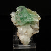 Green Apophyllite Disco Ball with Stilbite Natural Mineral Specimen # B 6770