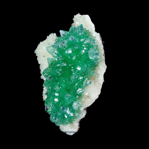 Green Apophyllite sharp terminated Natural Mineral Specimen USA # B 7049