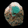 Green Apophyllite with Calcite Free standing Natural Mineral Specimen #TC24-15
