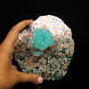 Green Apophyllite with Calcite Free standing Natural Mineral Specimen #TC24-15