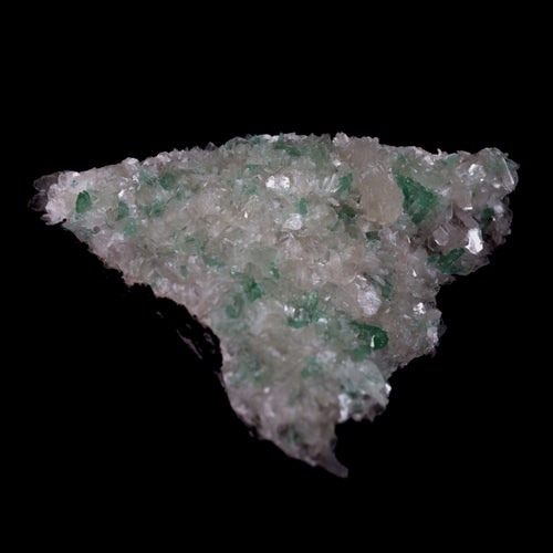 Green Apophyllite with Stilbite big Cluster Natural Mineral Specimen  # B 4769