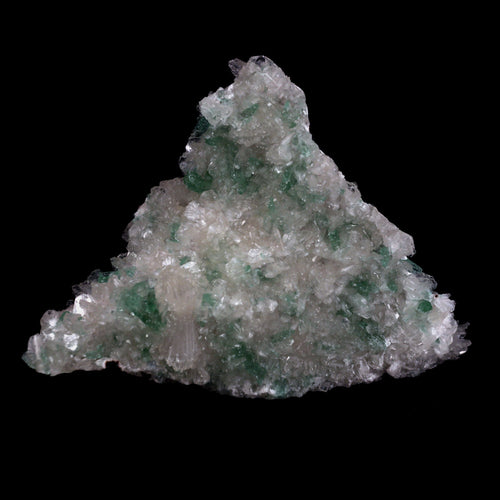 Green Apophyllite with Stilbite big Cluster Natural Mineral Specimen  # B 4769
