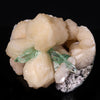 Green Apophyllite with Stilbite Natural Mineral Specimen # B 6850