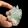 Green Apophyllite with Stilbite Natural Mineral Specimen # B 6870