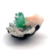 Green Apophyllite with Stilbite Natural Mineral Specimen USA # B 6884