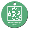 PetHub QR Pet ID Tag – Classic Aluminum