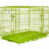 30 Collapsible Green Dog Crate GRN30