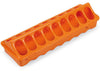 Plastic Ground Chicken Feeder – Chick Feeders, Hinged Lid, Durable Outdoor Poultry Feeder