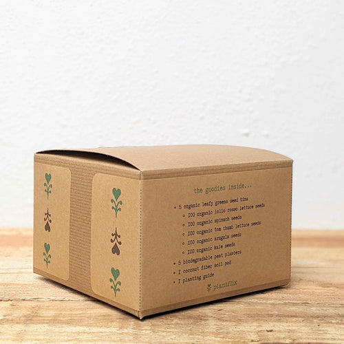 Grow a Veggie Garden Leafy Greens Seed Kit