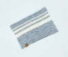 Cashmere Blend Scarf sets for Pets and their humans, Heather Grey