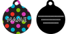 Gumballs Polka Dot HD Dog ID Tag