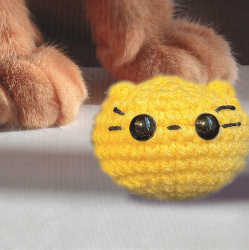 Handmade Weighted Catnip Toy | Pippa the Chonk Chunkle Chunk Infused with Miracle Nip Botanicals