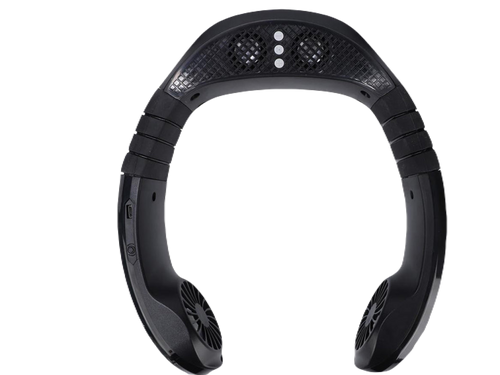 Portable sports phone Bluetooth music neck fan