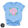 Colorful Seashell Tee | Coastal Aesthetic Graphic T-Shirt