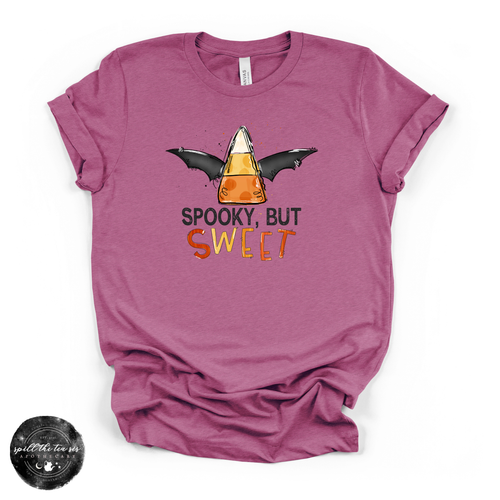 Spooky But Sweet Tee | Cute Halloween Ghost Graphic T-Shirt