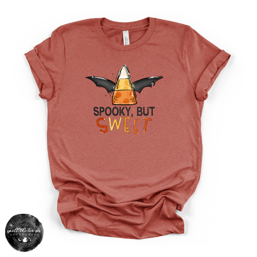 Spooky But Sweet Tee | Cute Halloween Ghost Graphic T-Shirt