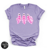 Pink Skeleton Ghosts Tee | Cute Coquette Halloween Graphic T-Shirt
