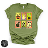 Halloween Stamps Tee | Vintage Spooky Postage Graphic T-Shirt