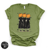 Pumpkin Heads Tee | Vintage Halloween Pumpkin People Graphic T-Shirt
