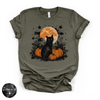 Cat in the Pumpkin Patch Tee | Cozy Autumn Black Cat Graphic T-Shirt
