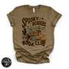 Spooky Readers Book Club Tee | Book Lover Halloween Graphic T-Shirt {BLACK DESIGN}