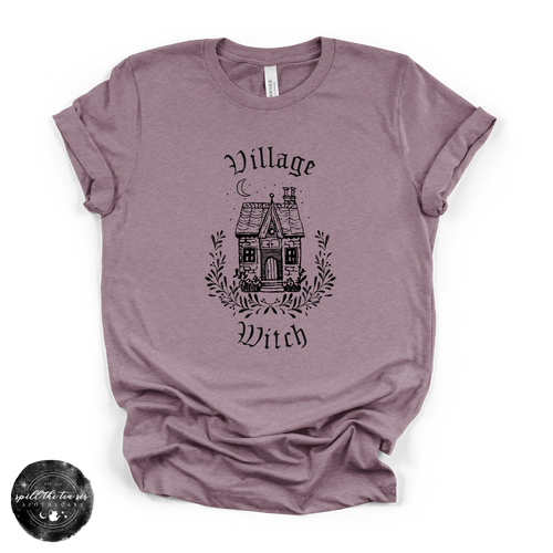 Village Witch House Tee | Cozy Cottage Witch Graphic T-Shirt