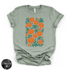 Marigold Tee | Botanical Floral Graphic T-Shirt