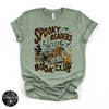 Spooky Readers Book Club Tee | Book Lover Halloween Graphic T-Shirt {BLACK DESIGN}