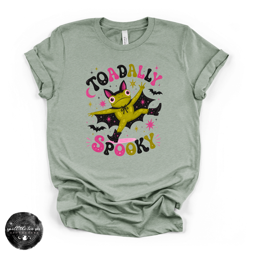Toadally Spooky Tee | Cute Halloween Toad Graphic T-Shirt