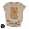 Marigold Tee | Botanical Floral Graphic T-Shirt