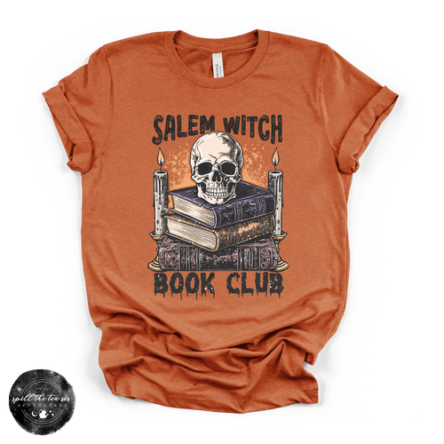 Salem Witch Book Club Tee | Witchy Book Lover Graphic T-Shirt
