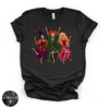 Sanderson Sister Skeletons Tee | Witchy Halloween Skeleton Graphic T-Shirt