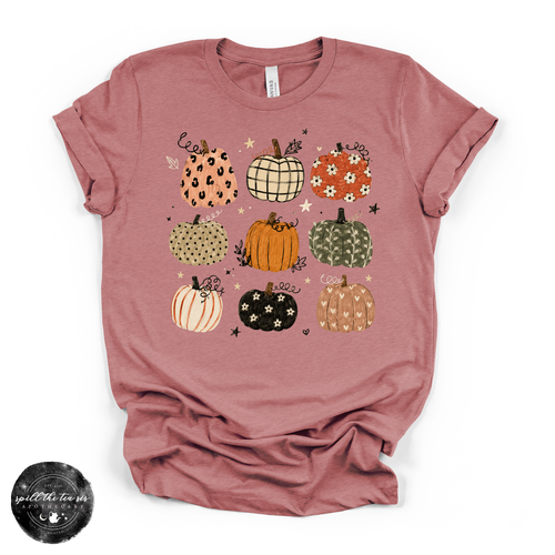 Pumpkins Tee | Vintage Pumpkin Graphic T-Shirt