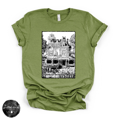 Big Book of Magic Tee | Witchy Spell Book Graphic T-Shirt