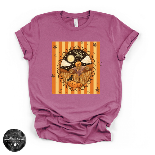 Scarecrow Tee | Cozy Harvest Fall Graphic T-Shirt