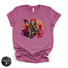 Sanderson Sister Skeletons Tee | Witchy Halloween Skeleton Graphic T-Shirt