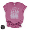 Girls Trip to Salem Tee | Witchy Travel Graphic T-Shirt {WHITE DESIGN}