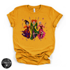 Sanderson Sister Skeletons Tee | Witchy Halloween Skeleton Graphic T-Shirt