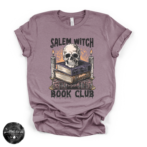 Salem Witch Book Club Tee | Witchy Book Lover Graphic T-Shirt