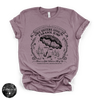 Owe Sisters Annual Parasol Jump Tee | Vintage Witch Halloween Graphic T-Shirt {BLACK DESIGN}