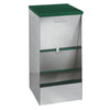 Heavy Duty Galvanized Medium Dog Feeder, 25 lb Capacity, Rodent-Resistant
