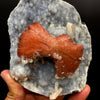 Heulandite Bow on Chalcedony Matrix Natural Mineral Specimen # DK185