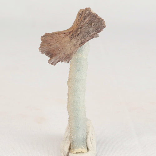 Heulandite Bow on Chalcedony Natural Mineral Specimen # B 6607