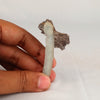 Heulandite Bow on Chalcedony Natural Mineral Specimen # B 6607