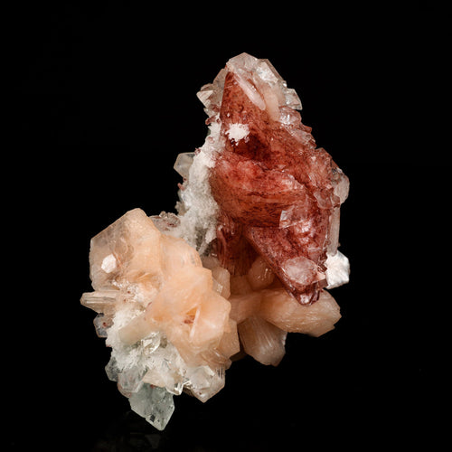 Heulandite Bow with Stilbite Natural Mineral Specimen # B 6223