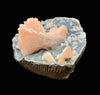 Stunning Pink Heulandite on Chalcedony Matrix – Rare Indian Zeolite Crystal Specimen from Jalgaon DK11
